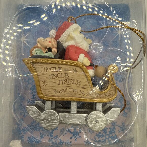 Rudolph The Red Nosed Reindeer Santa’s Sleigh Misfit Toys Ornament 4003896 NEW - Picture 3 of 3